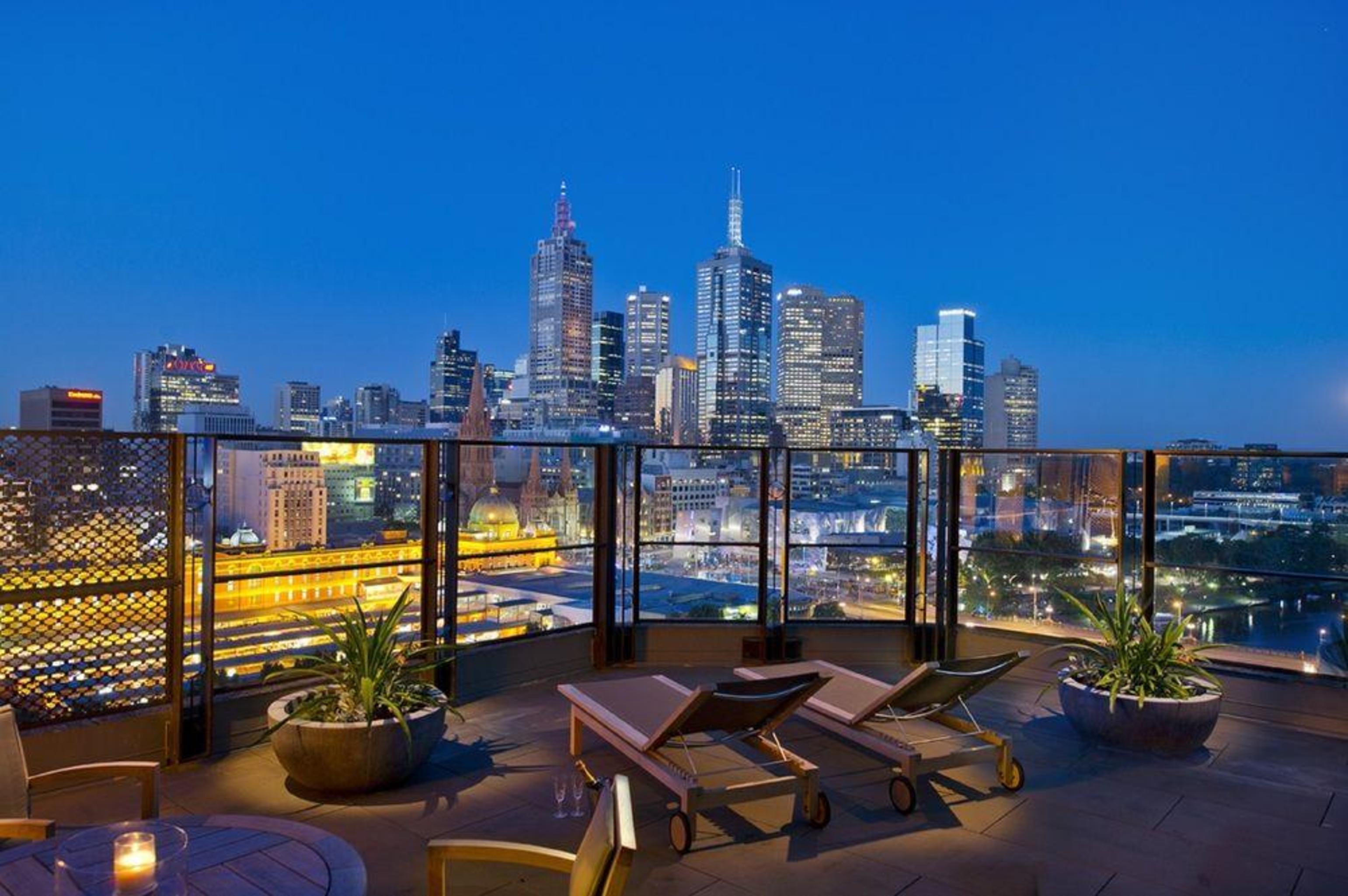 Hotel The Langham Melbourne Esterno foto View from the rooftop