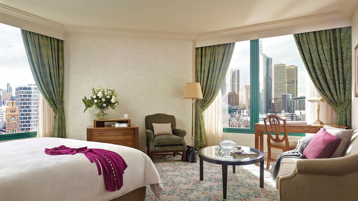 Hotel The Langham Melbourne Esterno foto A room at the Mandarin Oriental, Hong Kong