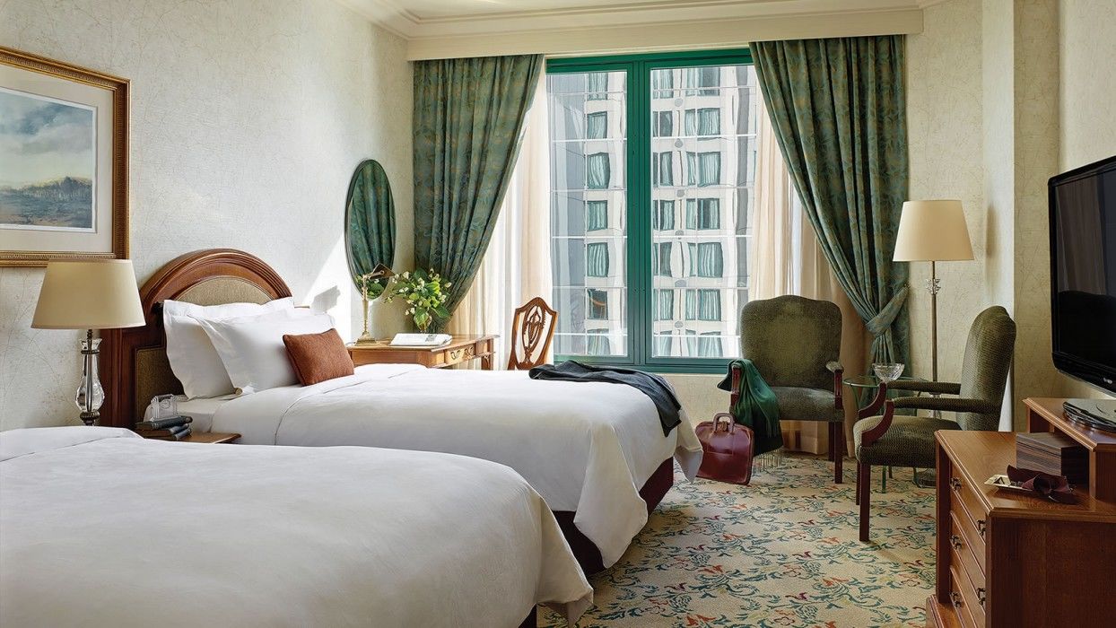 Hotel The Langham Melbourne Esterno foto A guest room at the Mandarin Oriental, Hong Kong